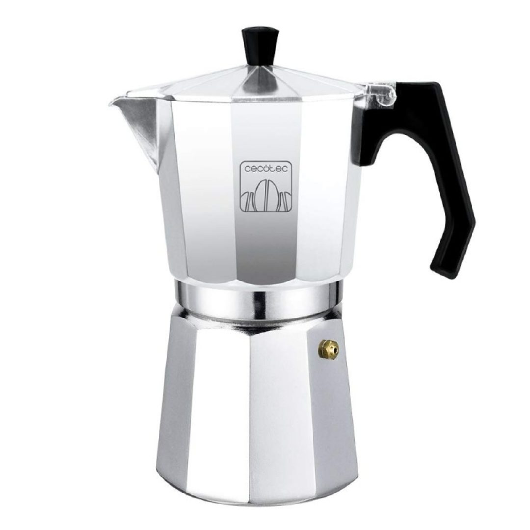 Cumbia Mokclassic 300 Shiny aluminium moka coffee machine
