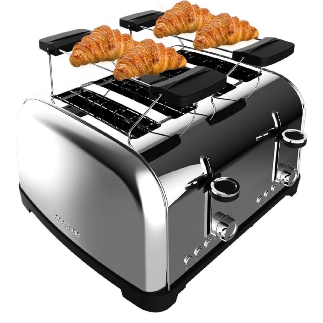 Toastin' time 1500 Double Inox toaster